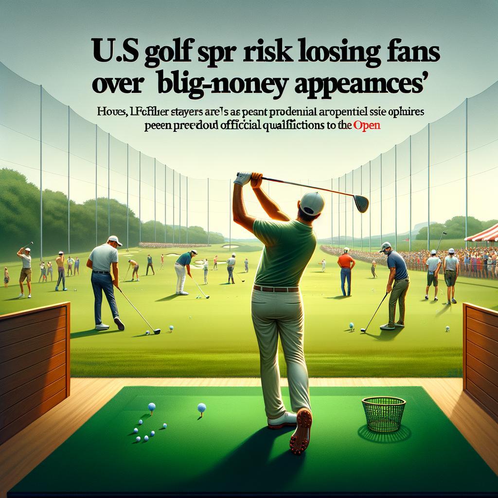 Donald Issues Stark Warning: U.S. Golf Stars Risk Losing Fans Over Big-Money Appearances Donald Issues Stark Warning: U.S.Golf Stars Risk Losing Fans Over Big-Money Appearances