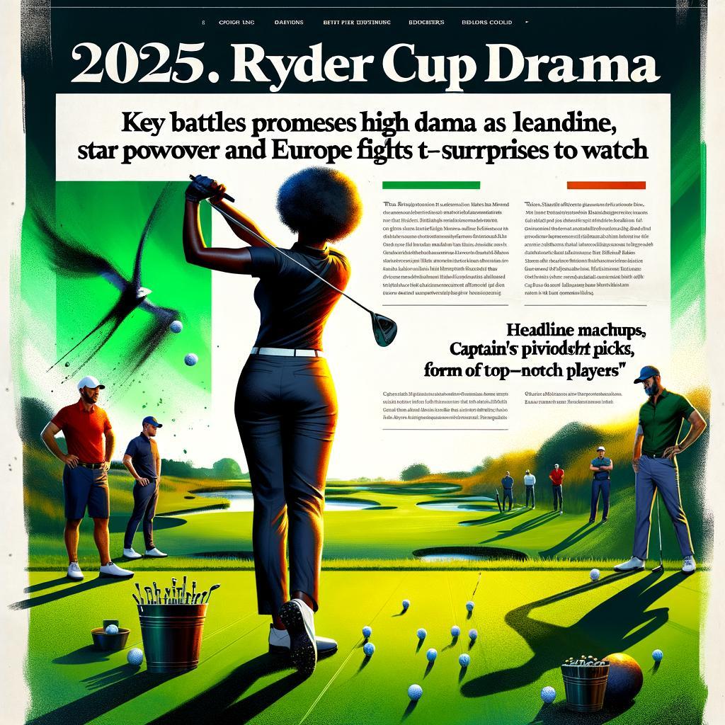 2025 Ryder Cup Drama: Key Battles, Star Power, and Surprises to Watch 2025 Ryder Cup Drama: Key Battles, Star Power, and Surprises to Watch