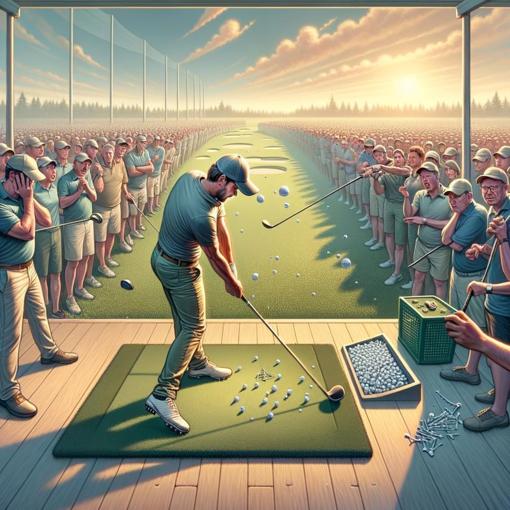 Tour Pro's Embarrassing Drive Stuns Crowd as Ball Fails to Clear Member Tees Tour Pro's Embarrassing Drive Stuns crowd as Ball Fails to Clear Member Tees