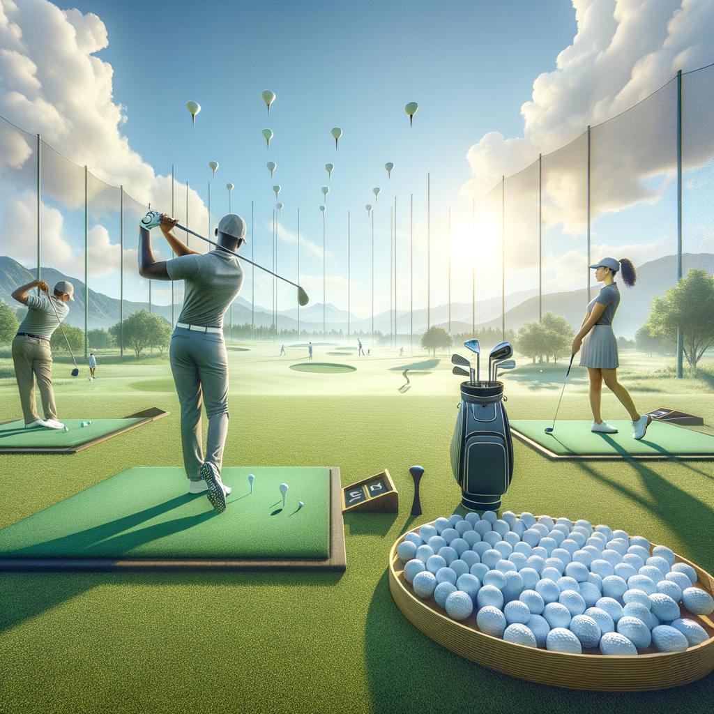 Stop 3-Putting for Good: Master Greens with This Brilliant Speed Drill Setting up the drill on the practice green with short mid and long targets and clear aiming markers