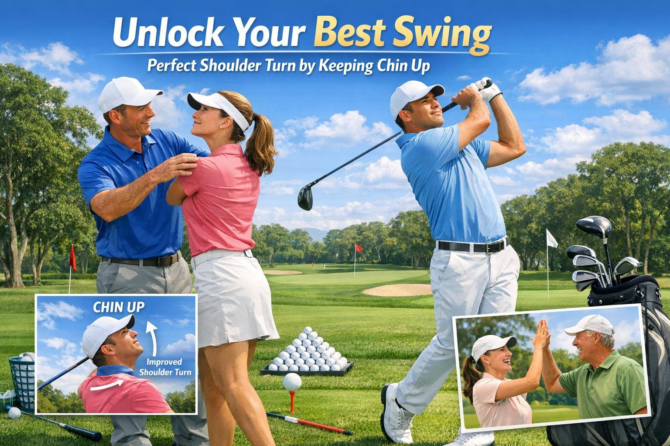 Unlock Your Best Swing: Perfect Shoulder Turn by Keeping Chin Up
