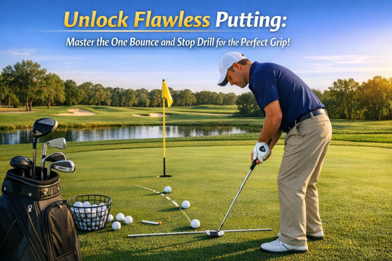 Unlock Flawless Putting: Master the One Bounce and Stop Drill for the Perfect Grip!