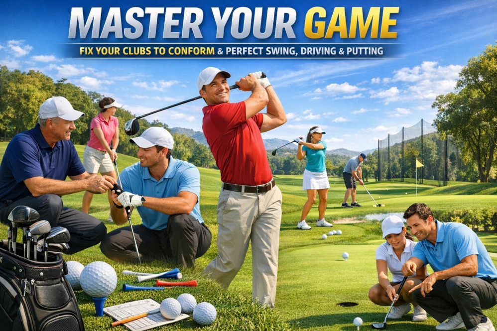 Master Your Game: Fix Your Clubs to Conform & Perfect Swing, Driving & Putting