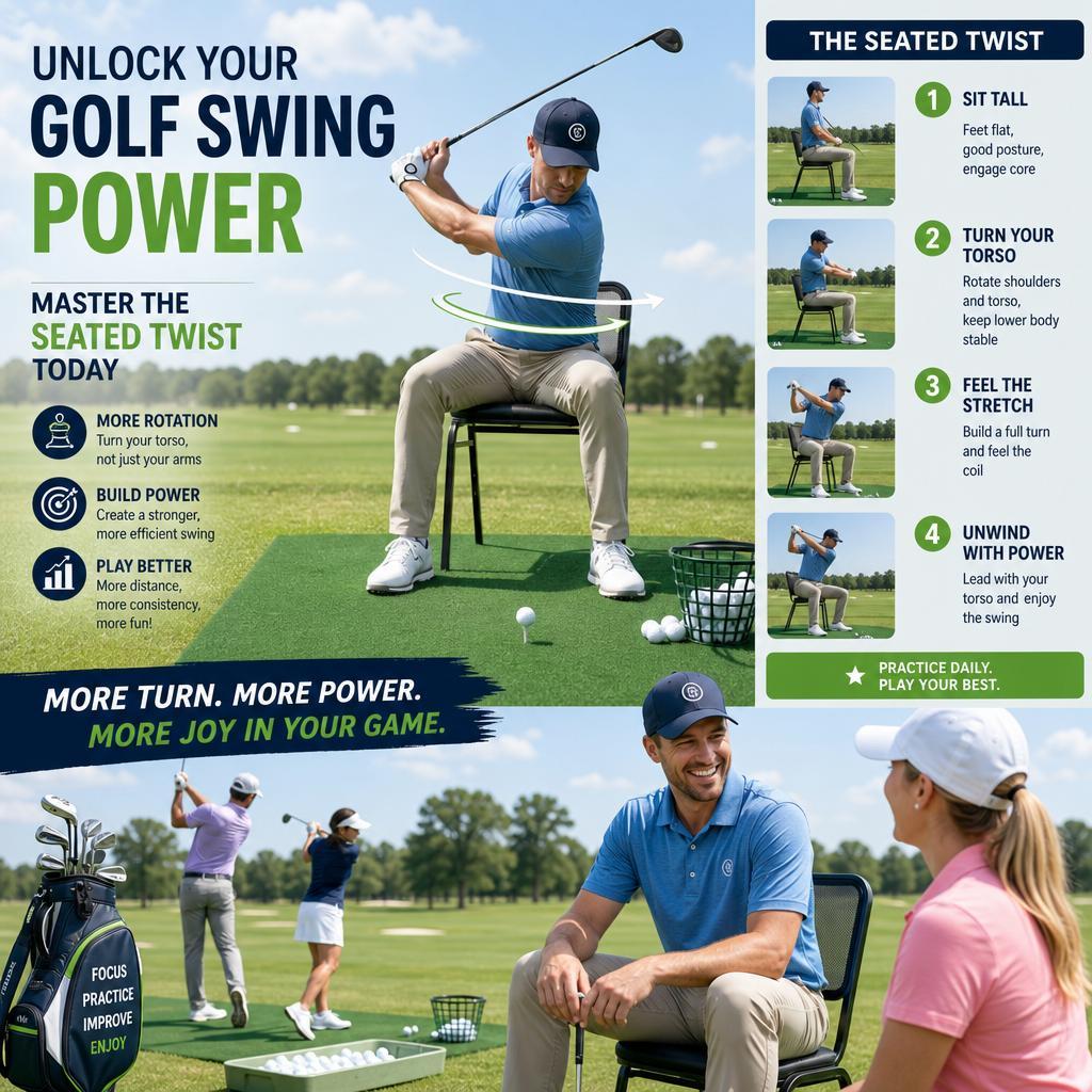 Unlock Your Golf Swing Power: Master the Seated Twist Today - Golf ...