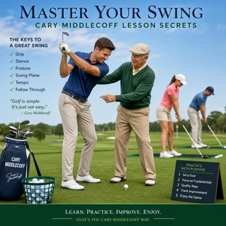 Master Your Swing: Cary Middlecoff Golf Lesson Secrets